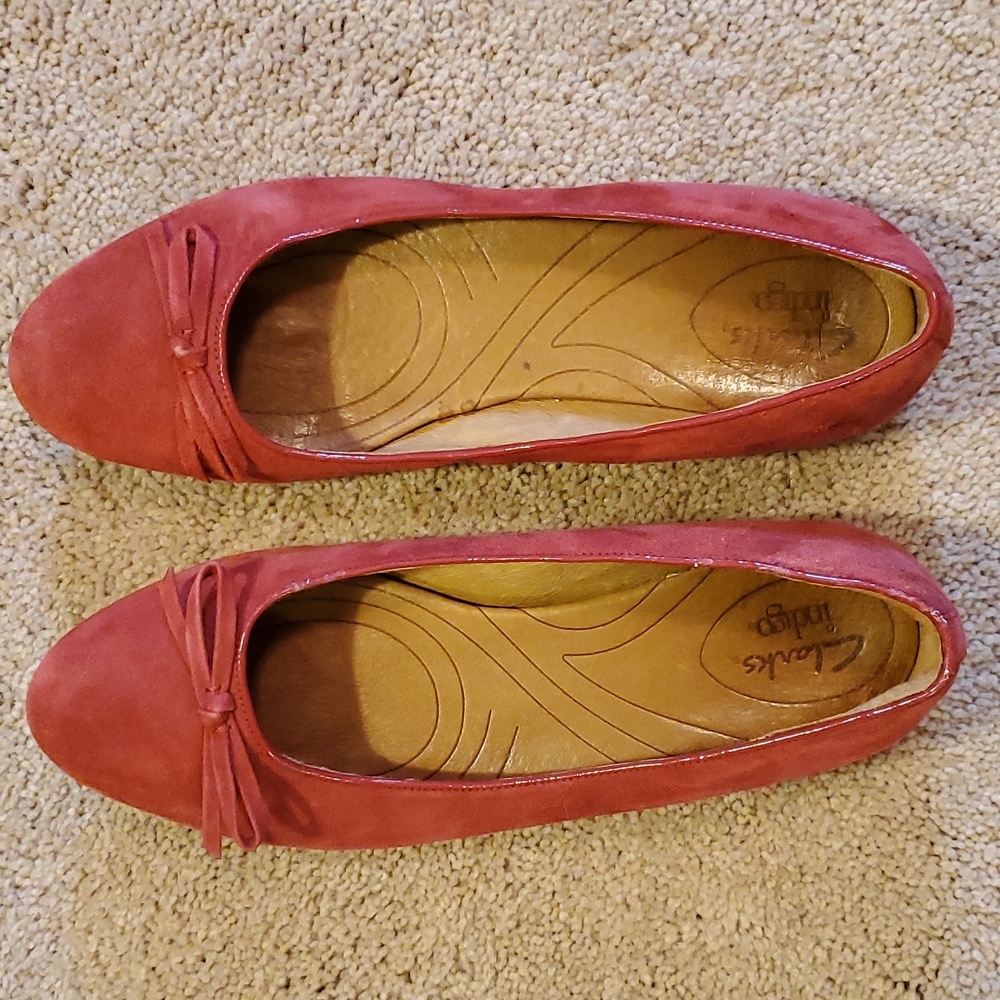 Clark's Indigo Flats - pink, size 9